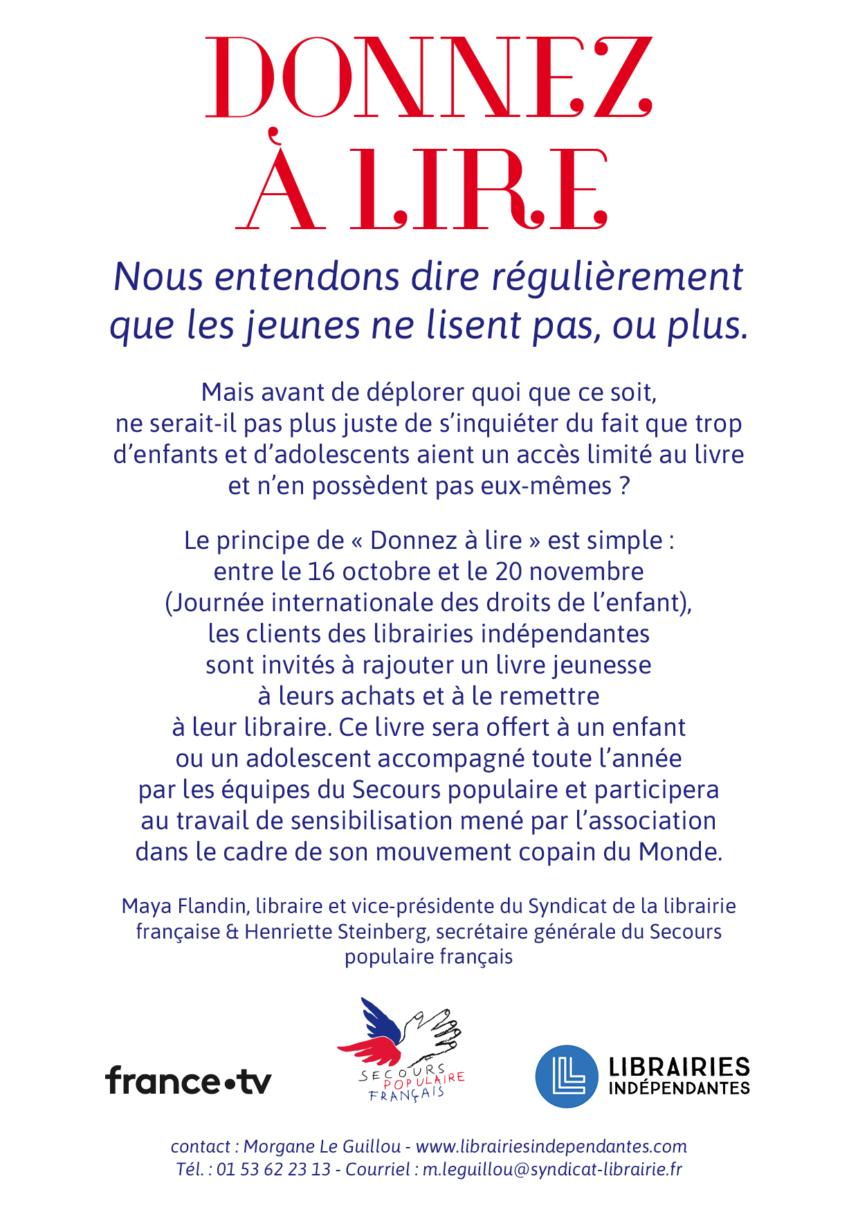 DONNEZ A LIRE - 2021 FLYER public_verso